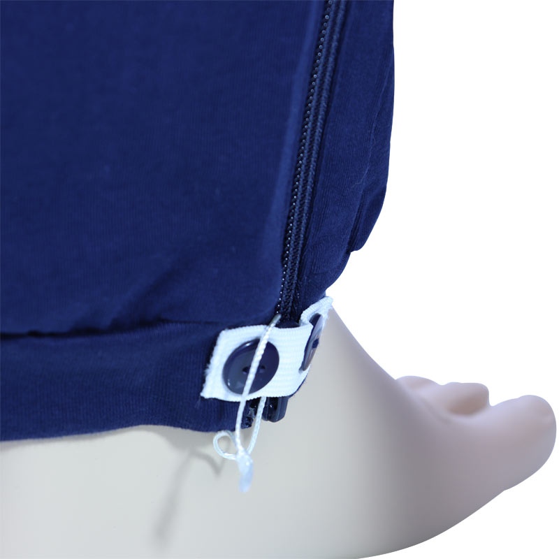 Pflegeoverall mit Bein- & Rückenreißverschluss lang suprima 4703